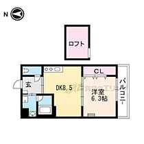 アシェンダ 405 ｜ 滋賀県大津市別保２丁目（賃貸マンション1DK・4階・35.04㎡） その2