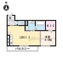 滋賀県大津市瀬田３丁目（賃貸アパート1LDK・2階・41.01㎡） その2