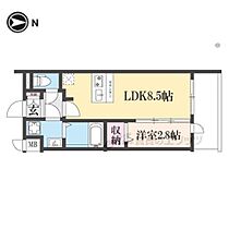 京都府京都市南区東九条北松ノ木町（賃貸マンション1LDK・1階・28.88㎡） その2