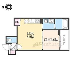 Fasesia Orcus 1LDKの間取図画像