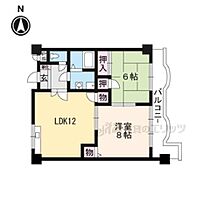 クレードル梅津 202 ｜ 京都府京都市右京区梅津北町（賃貸マンション2LDK・2階・57.61㎡） その2