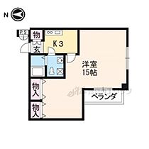 京都府京都市右京区西京極西大丸町（賃貸マンション1K・3階・36.38㎡） その2