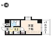 ＤＥＴＯＭ－1京都外大南  ｜ 京都府京都市右京区西院清水町（賃貸マンション1K・6階・19.14㎡） その2