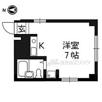 京都府京都市上京区下立売通大宮西入浮田町（賃貸マンション1R・1階・17.00㎡） その2