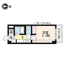 京都府京都市右京区西京極東大丸町（賃貸マンション1K・3階・18.63㎡） その2