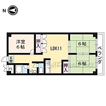 シルバ－シャトー太秦 505 ｜ 京都府京都市右京区太秦森ケ西町（賃貸マンション3LDK・5階・60.00㎡） その2