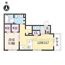 京都府京都市右京区西京極殿田町（賃貸マンション1LDK・1階・52.11㎡） その2