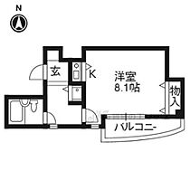 京都府京都市右京区太秦安井辻ノ内町（賃貸マンション1R・3階・20.95㎡） その2