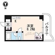 京都府京都市右京区西京極西池田町（賃貸マンション1K・3階・18.36㎡） その2