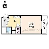 京都府京都市南区吉祥院中河原里西町（賃貸マンション1K・2階・27.00㎡） その2