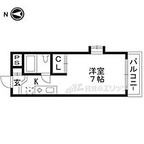 京都府京都市右京区西院西高田町（賃貸マンション1R・4階・17.42㎡） その2