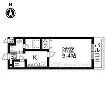 京都府京都市右京区西院西貝川町（賃貸アパート1K・3階・28.34㎡） その1