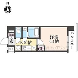 間取図画像 1K