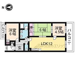 ONマンション 3LDKの間取図画像
