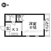 京都府京都市南区唐橋井園町（賃貸マンション1K・3階・24.00㎡） その2