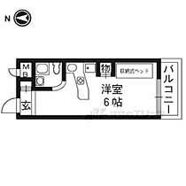 京都府京都市南区唐橋平垣町（賃貸マンション1R・2階・19.95㎡） その2