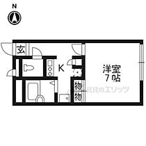 京都府京都市伏見区深草大亀谷万帖敷町（賃貸アパート1K・1階・20.28㎡） その2