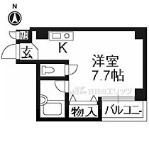 京都府京都市下京区堀川猪熊の間下魚棚下る南八百屋町（賃貸マンション1R・3階・24.70㎡） その2