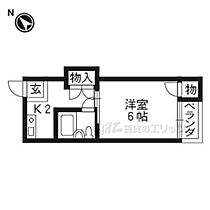 京都府京都市伏見区向島中島町（賃貸マンション1K・2階・18.60㎡） その2