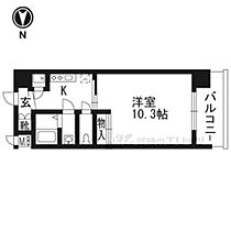 京都府京都市南区唐橋西平垣町（賃貸マンション1K・6階・32.42㎡） その2