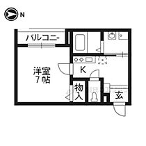 メゾン・ド・フルーレ 206 ｜ 京都府京都市南区吉祥院西ノ庄東屋敷町（賃貸アパート1K・2階・25.30㎡） その2