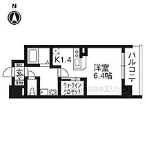 京都府京都市下京区東洞院通五条上る深草町（賃貸マンション1K・3階・25.16㎡） その2