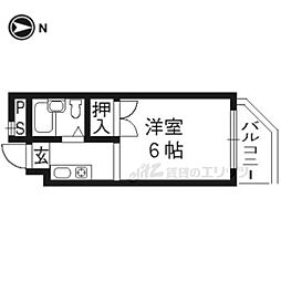ファーマシー21 1Kの間取図画像