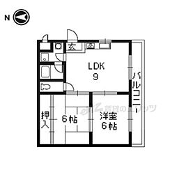 アミュゾン菱川 2LDKの間取図画像