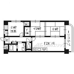 グランビア京都 3LDKの間取図画像