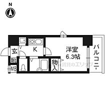 京都府京都市中京区両替町通姉小路下る柿本町（賃貸マンション1K・5階・20.46㎡） その2