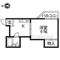 京都府京都市上京区河原町通荒神口下ル上生洲町（賃貸マンション1K・3階・21.00㎡） その2