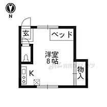 京都府京都市左京区岡崎北御所町（賃貸アパート1R・1階・15.00㎡） その2