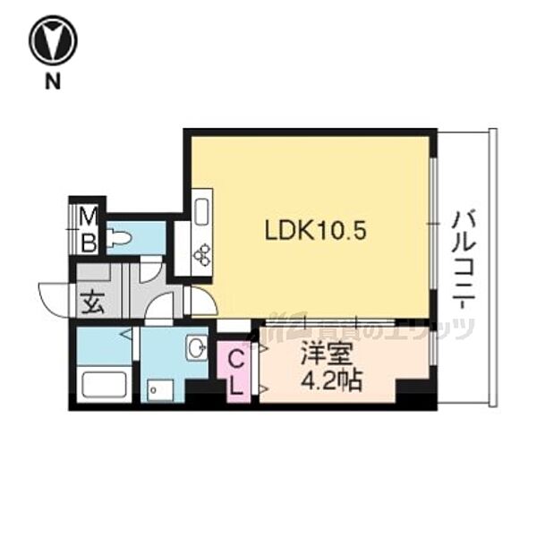 モンドール西院 603｜京都府京都市右京区西院春栄町(賃貸マンション1LDK・6階・35.62㎡)の写真 その2