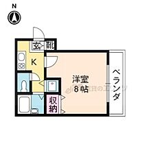 京都府京都市上京区泰童片原町（賃貸マンション1K・4階・22.47㎡） その2