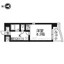 京都府京都市下京区高辻通烏丸西入骨屋町（賃貸マンション1K・8階・26.00㎡） その2