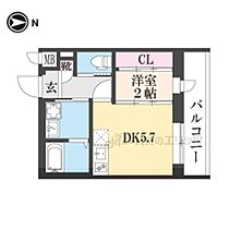 京都府京都市上京区中立売通浄福寺東入新枡屋町（賃貸マンション1DK・2階・24.96㎡） その2