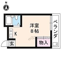 京都府京都市左京区岡崎徳成町（賃貸マンション1K・1階・18.00㎡） その2