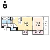 仮称）D-ROOM西京極殿田町PJ C棟 203 ｜ 京都府京都市右京区西京極殿田町（賃貸アパート1LDK・2階・41.91㎡） その2