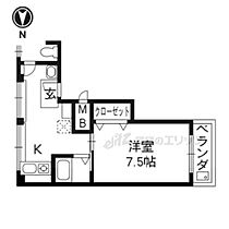 サナップ御所東 2-A ｜ 京都府京都市上京区河原町丸太町上ル出水町（賃貸マンション1K・2階・33.90㎡） その2