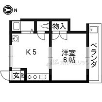 光マンション 302 ｜ 京都府京都市中京区西ノ京内畑町（賃貸マンション1DK・3階・24.40㎡） その2