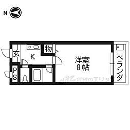 ジュネス丸池 1Kの間取図画像