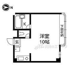 Y&Y 1Kの間取図画像