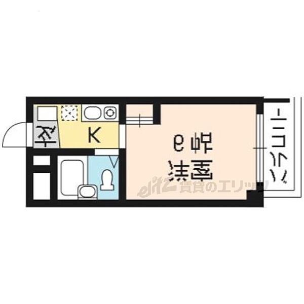 テラス太秦 302｜京都府京都市右京区太秦組石町(賃貸マンション1K・3階・16.00㎡)の写真 その2