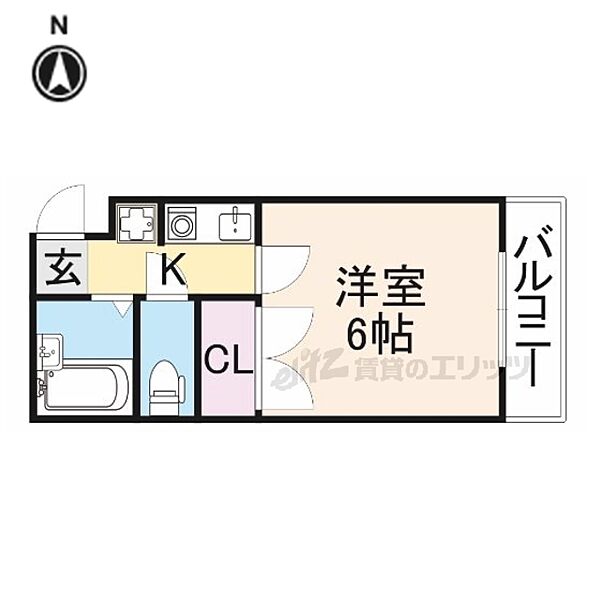 京都府京都市中京区猪熊通御池下ル三坊猪熊町北組(賃貸マンション1K・1階・18.76㎡)の写真 その2