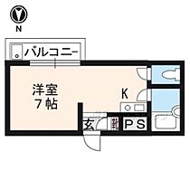 フレグランス喜多仁志 302 ｜ 京都府京都市上京区黒門通下長者町下ル吉野町（賃貸マンション1R・3階・16.89㎡） その2