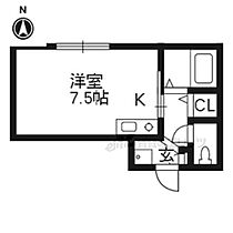 サンラック西京極 201 ｜ 京都府京都市右京区西京極下沢町（賃貸アパート1K・2階・19.87㎡） その2