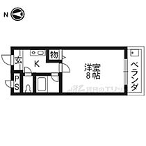 京都府京都市右京区西院西寿町（賃貸マンション1K・3階・22.05㎡） その2