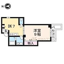 LINK勧学院 302 ｜ 京都府京都市中京区西ノ京勧学院町（賃貸マンション1DK・3階・34.60㎡） その2