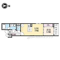 京都府京都市下京区芦刈山町（賃貸マンション1LDK・3階・34.70㎡） その2