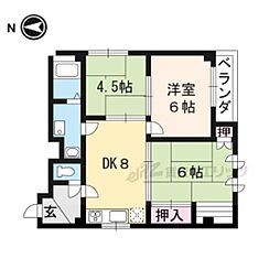 間取図画像 3DK